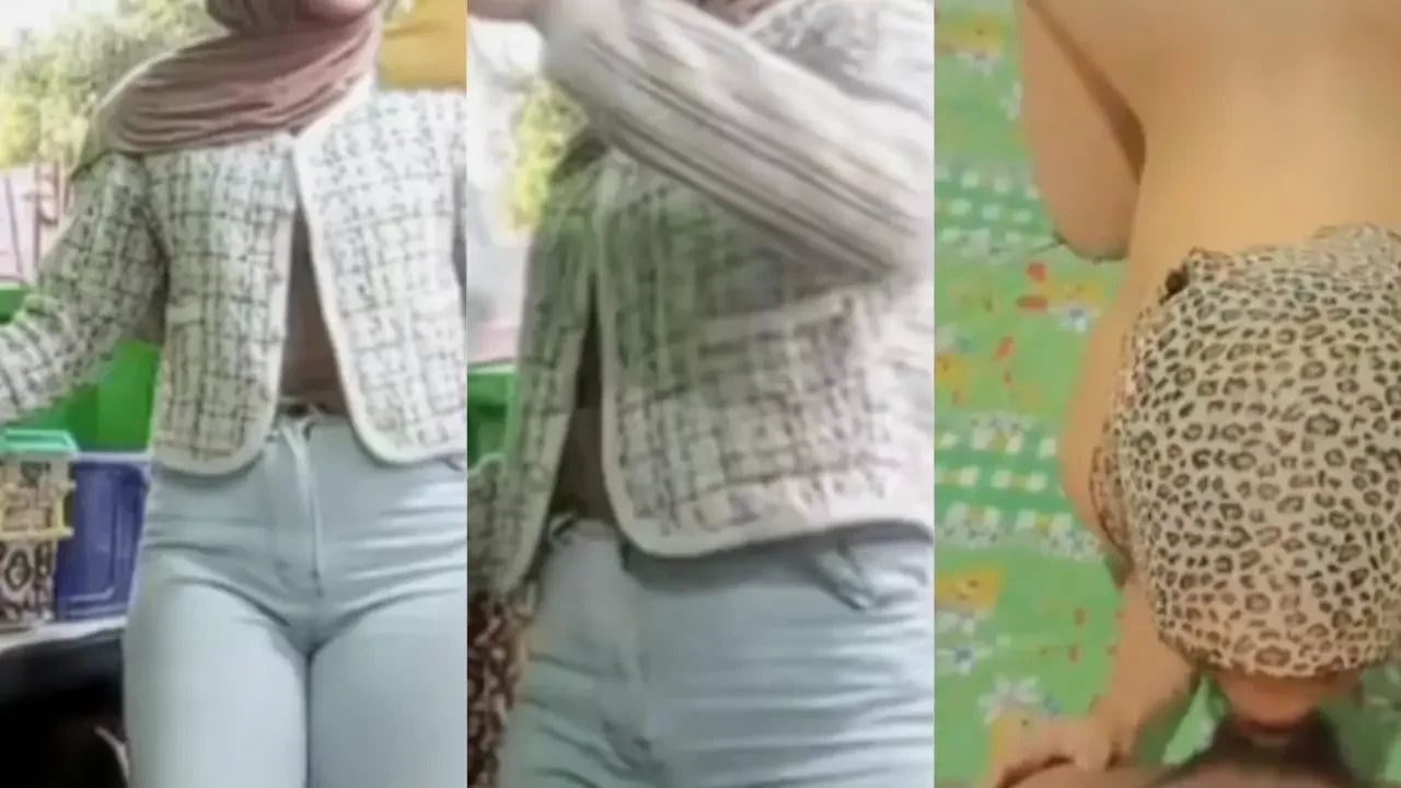 Karyawan teh pucuk yg heboh sepongin atasan pakek jilbab mac...